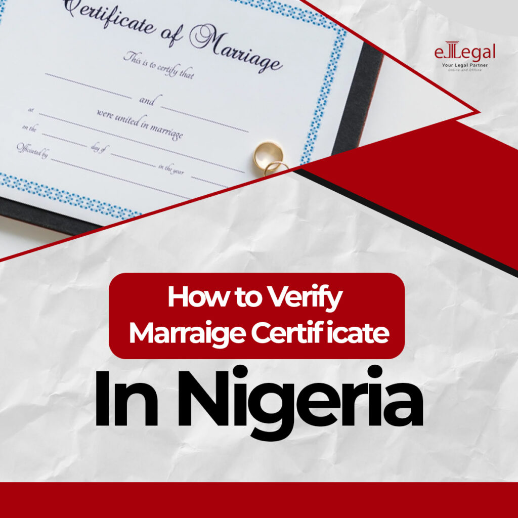 How To Verify Marriage Certificate In Nigeria